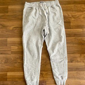 Gray Cotton Joggers Size Medium Loungewear Unisex